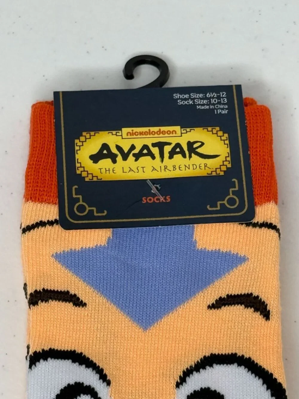 Avatar The Last Airbender Aang Crew Socks NWT